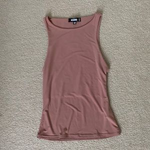 Missguided Slinky Racer Neck Tank